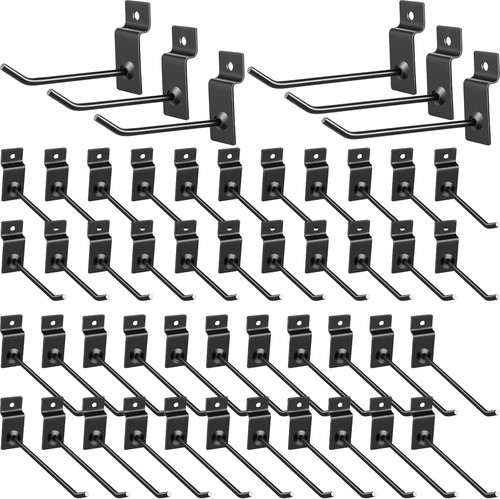Packs slatwall hooks - 50, 4